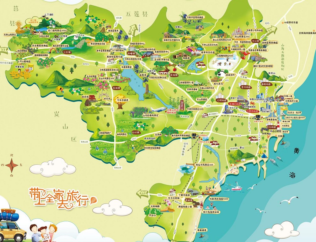 海安景区使用手绘地图给景区能带来什么好处？